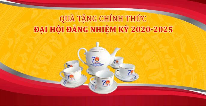 ấm trà quà tặng đại hội đảng lần thứ 13