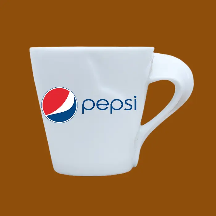 Ly sứ in logo Pepsi