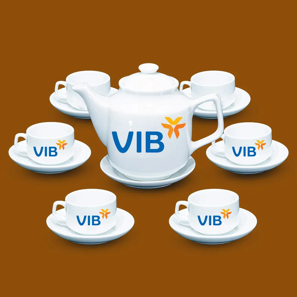 Bộ ấm trà quà tặng VIB