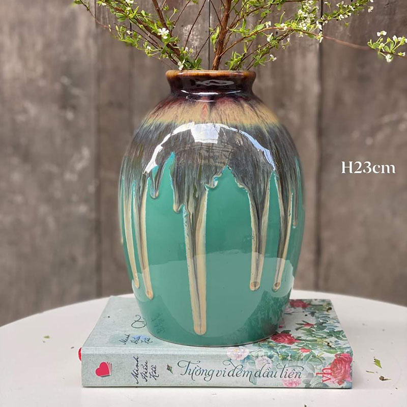 KH149 Vò chum Bát Tràng H23cm