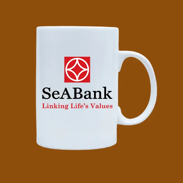 Ly sứ in logo SeABank