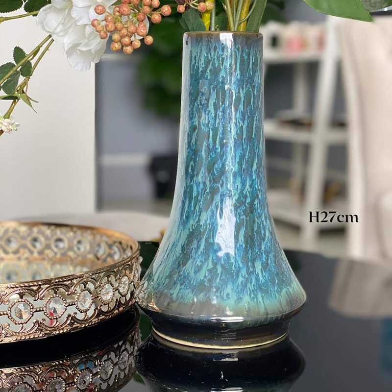 KH292 Lọ hoa dáng phểu ngược H27cm